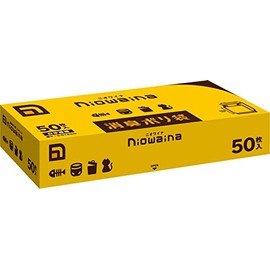 Nippon Sanipak SS01 Niowaina Deodorizing Bag, White Translucent, Pack of 50 x 4 Packs