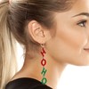 Betsey HO HO HO Mismatched Earrings