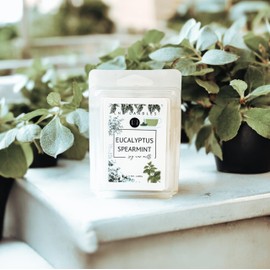 3 PACK Eucalyptus Spearmint Scent Made In USA Fragrance Wax Melts Tarts Luxury Premium Soy 3 2.4 ox Clean Ingredients Essential Oils Hand Poured Cubes Floral Clean Long Lasting Scent