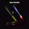 Hongfu Glow Sticks Bulk, 72 Pcs LED Light Up Wands
