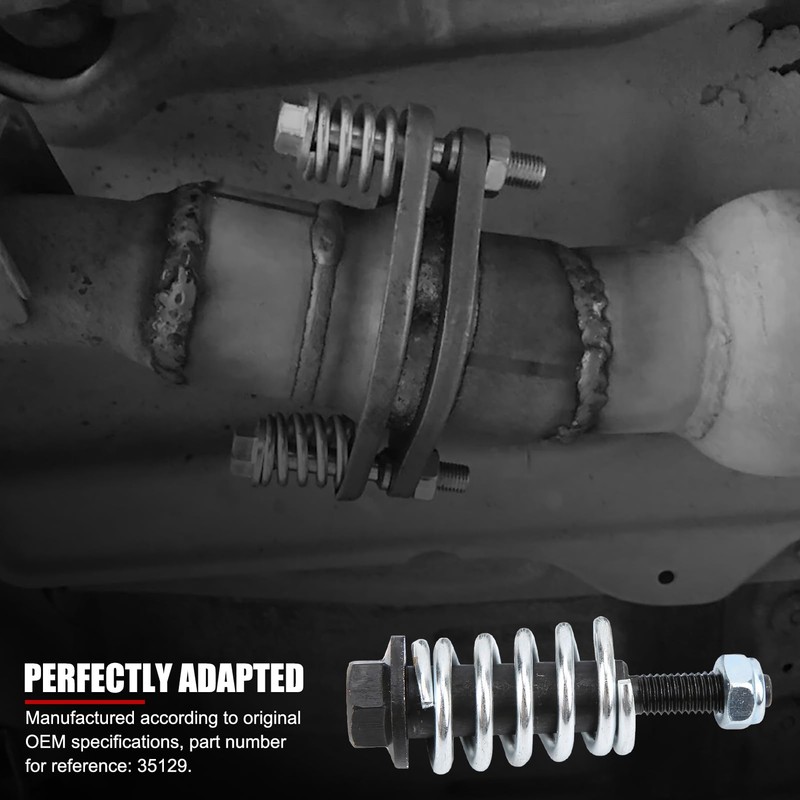 Exhaust Fix Kit,Exhaust Bolt Nut and Spring Kit 35129 Repair