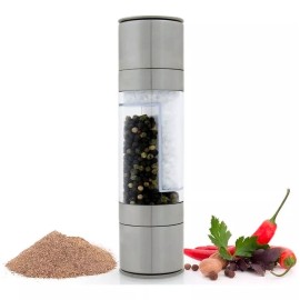 Pepper Muller Molinillo Doble Pimienta Sal Especias Molino Cocina Moler