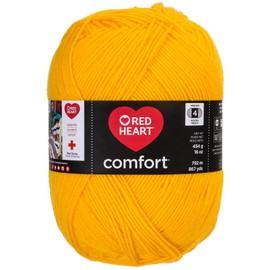 Red Heart Comfort Yarn, Bright Yellow