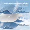 Soulbond Cooling Blanket for Large Dogs - Q-MAX>0.45-40" x50, Ocean