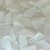 Sea Glass, Jewelry Sea Glass, White Ocean Glass, 40 Pieces