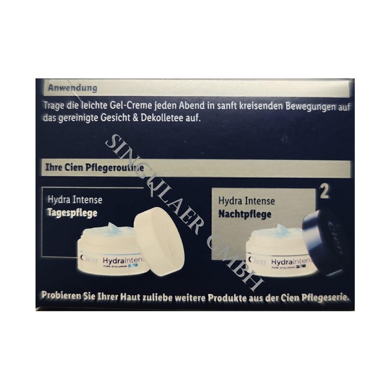 Cien Hydra Intense Triple Hyaluronic Night Cream 1 x 50