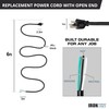 Iron Forge Cable 12 Gauge Power Cord Replacement - 6ft,15