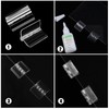 20 Pieces Acrylic Hinges Clear Acrylic Mini Hinge Transparent Plastic