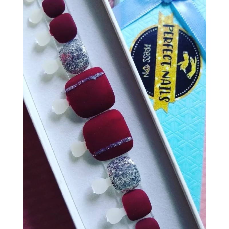Perfect Nails Press On Uñas Postizas Para Pies