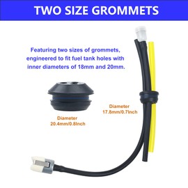 2-Pack 90069 90097Y Repower Fuel Line Kit, Fuel Line tune up kit for Echo Trimmers and Brushcutters SRM-225 SRM-210 SRM-230 SRM-2100 GT-225 PAS-225 PB-250, with Fuel Tank Grommet, Filter, Fuel Vent