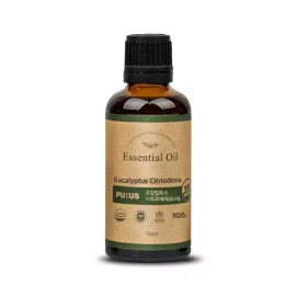 Pureus 퓨어스 유기농 유칼립투스시트로 에센셜 오일 50ml Pures Organic Eucalyptus Citrus Essential Oil 50ml