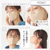 Iris Ohyama Fashionable MASK RN-FA30MW 3D Mask, 30 Pieces, Non-woven