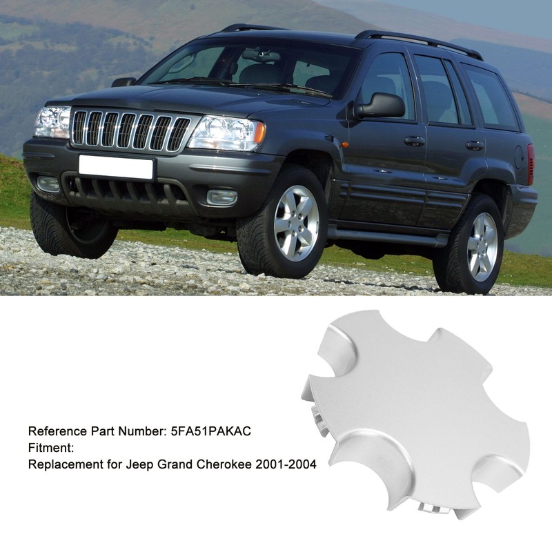 Wheel Center Cap 5FA51PAKAC Wheel Rim Hubcover Replacement for Jeep