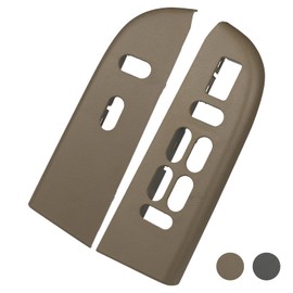 TQPONLY Door Window Switch Bezel,Front Driver and Passenger Side Compatible with 2003-2006 Ford Expedition Interior Accessories (Tan)