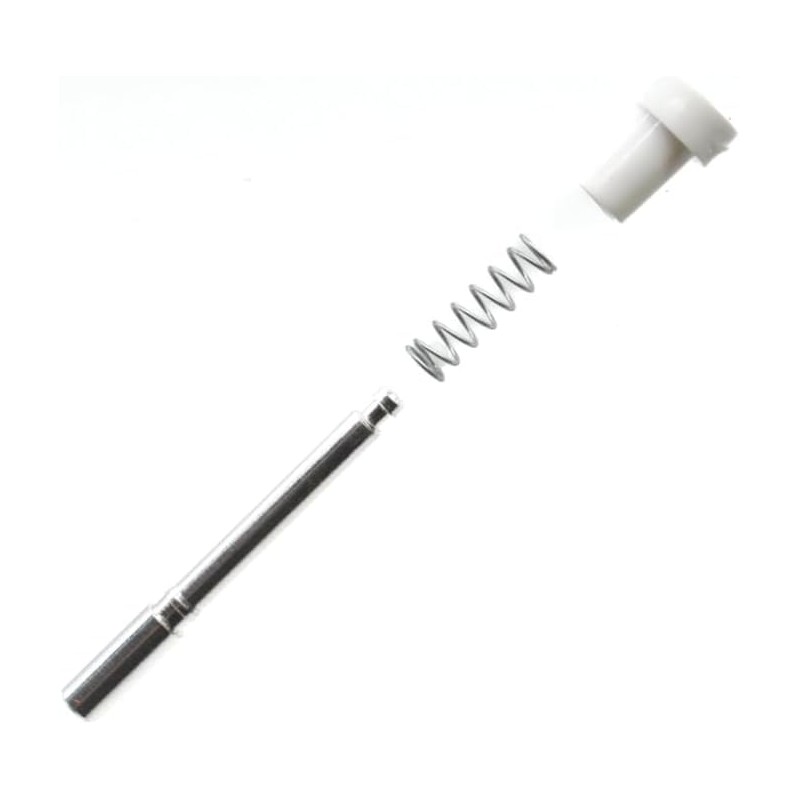 KC Hardware Window Screen Plunger Latches with White Caps, 5/32"