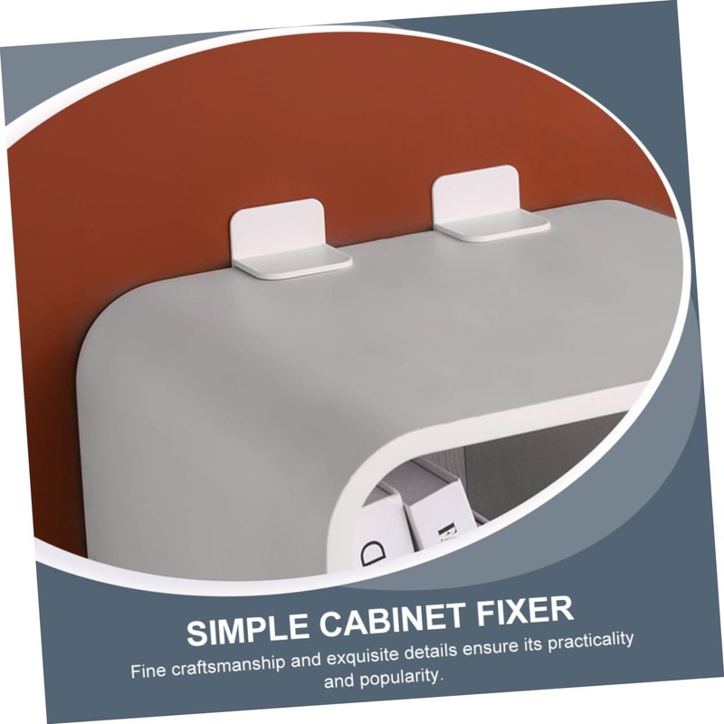 Operitacx 2 Sets Tilt Protection Anchors Childproof Cabinet Locks for