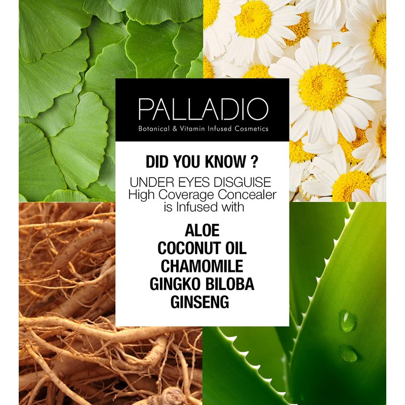 Palladio Corrector de cobertura completa, disfraz para debajo de los