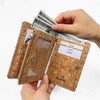 boshiho Eco Cork Friendly RFID Blocking Wallet Bi-fold Card Holder