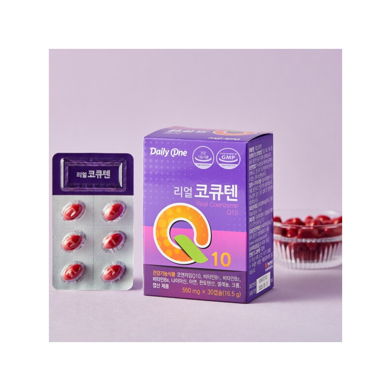 (Daily One) Real CoQ10 16.5g 30 capsules x 3 containers,
