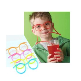 Straw Glasses Fun Drinking Straws Reusable Games Gift Drink Child Party