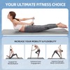 Adjustable Yoga Stick (30/45/60 in), Fully Foam-Sleeved Steel Stretching &