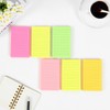 Evergreen Goods 6 Pack Neon Lined Sticky Notes Removable 100