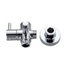 JOHO 3-Way Diverter Valve Solid Brass with Lever for Switching
