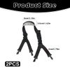 2-Pack Removable Hard Hat Chin Straps with Carabiner Clip –