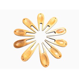 LL-Golf Set of 10 or 100 Golf Bamboo Divot Tool/Wooden Pitch Fork for Repairing Divot's on the Green (10)