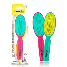 Casalfe 6 Packs of 1 Detangling Brush No Pull