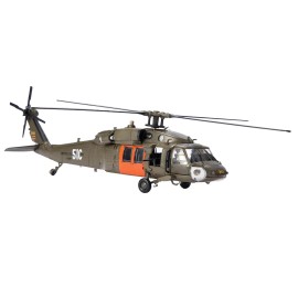 DCD Sikorsky UH-60 Black Hawk Helicopter 51C 1/72 Scale United States Army Diecast Model by Air Force 1 Black Toy