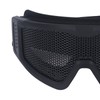 Safety Goggles Breathable Shock Resistant Iron Mesh Patterned Wind Sand