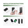 AVANTEK Wireless Door Bell, CB-12 Mini Waterproof Doorbell Chime Operating