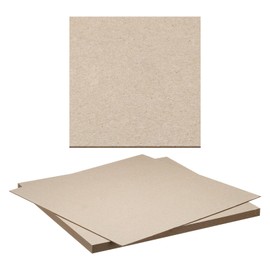 PATIKIL 12x12x0.06" Chipboard Sheets, 10Pcs Thick Book Board Binders Board Sturdy Bookbinding Supplies for Book Binding Cover, Gray