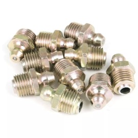 Performance Tool W54261 10mm x 1mm Short Straight Grease Fitting, (Pack of 10)