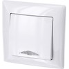 Flush-Mounted On/Off Switch, LED, Plug-In Terminal, All-in-One, Series G1 Pure