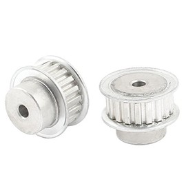 2 Pcs Stainless Steel XL Type 19T 19 Teeth 6mm Bore Timing Belt Pulley