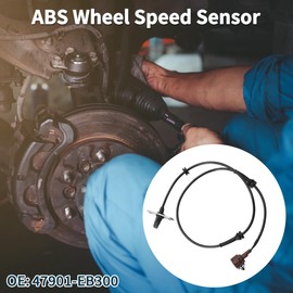 TUCKBOLD ABS Wheel Speed Sensor Rear Left ABS Sensor Anti-lock Braking System Sensor No.47901-EB300 for Nissan Navara Pick-up D23 3.0L 2014-2017