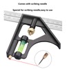Combination Square Aluminum Alloy Stainless Steel Measuring Tool for Angle