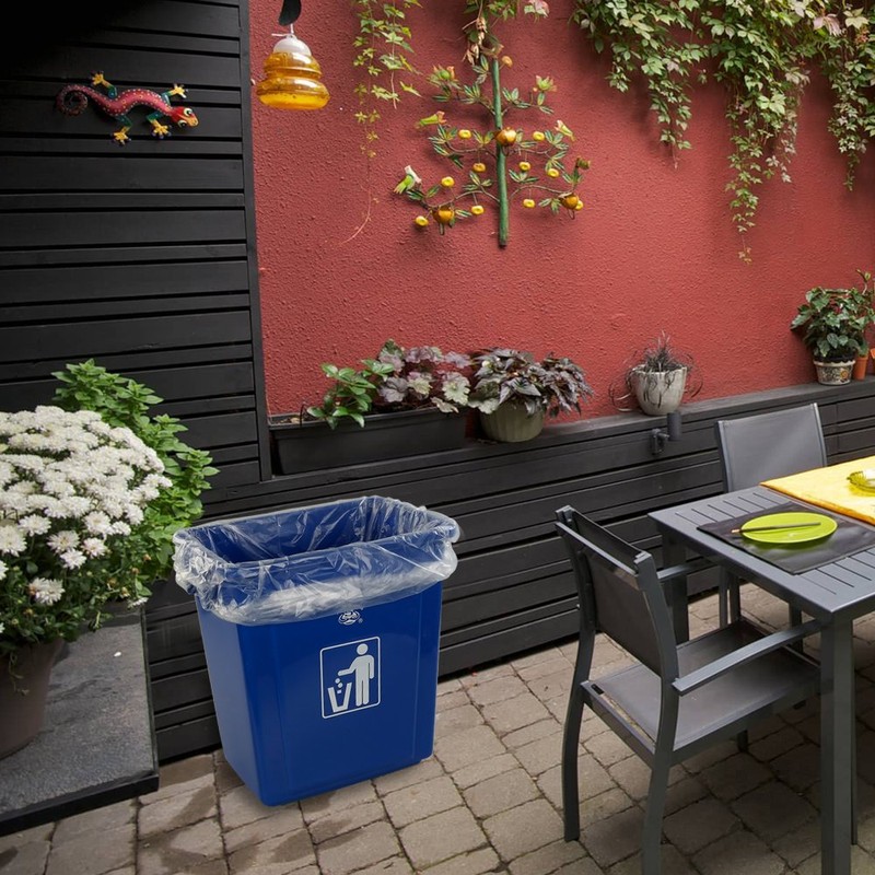 Lesbin Bolsas de basura pequeñas transparentes de 1,6 galones, 190