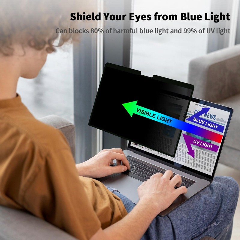 BSPROTE Privacy Screen for MacBook Air 13.6 & 13 Inch