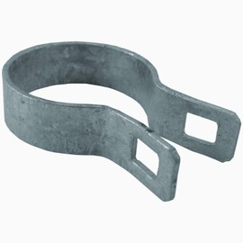 Jake Sales 1-7/8" Brace Band for Chain Link Fence - Use for 1-7/8" Outside Diameter Post/Pipe - Galvanized Chain Link Brace Band