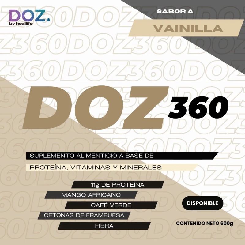 Batido Dietético Con Café Verde, Mango Y Probióticos Doz 360