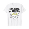 Cereal Cornflakes Breakfast Powered By Cereals T-Shirt
