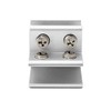 QWORK® Pack of 4 90 Degree Glass Holder Glass Clamp,