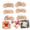 UPKOCH Pack of 6 Graffiti Car Mini Wooden Cars Small
