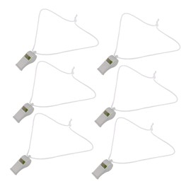 WHAMVOX Plastic Cheer Party Favors for Boys and Girls 6 Pack Toys Whistles for Training Games