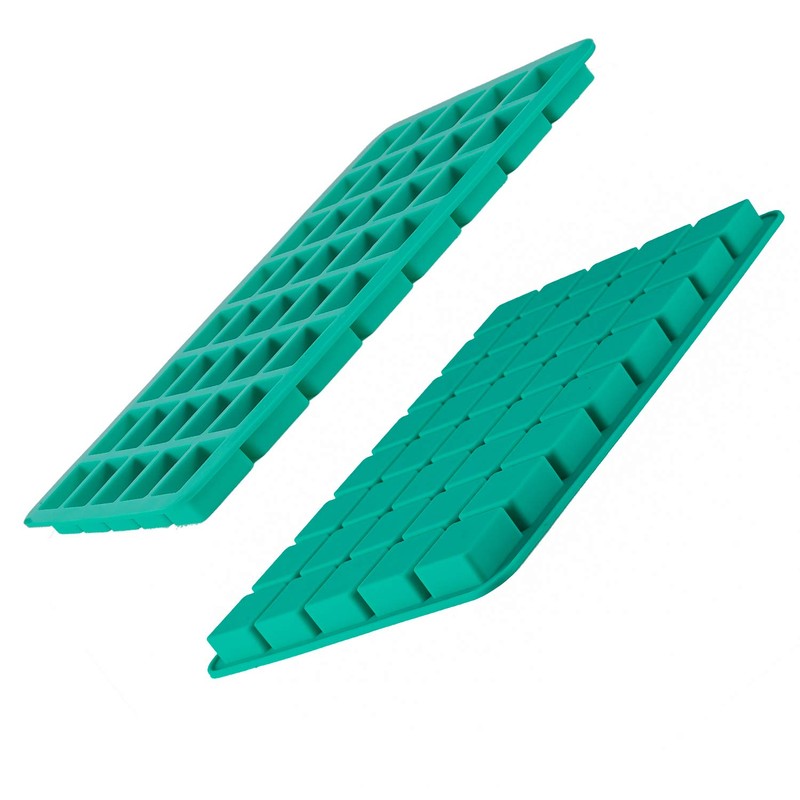 DIFENLUN Silicone Caramel Candy Molds, 2 Pack 40-Cavity Square Hard