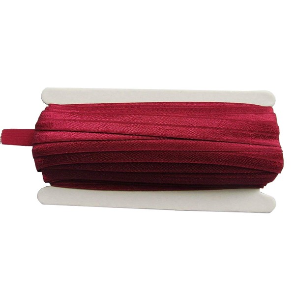 Yycraft elastisches Haarband / Haargummi, in einer Vielzahl von Farben erhältlich, ca. 18,2 m wein