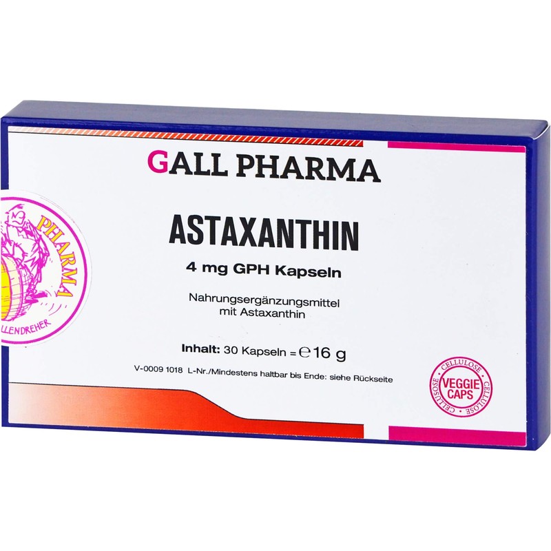 Astaxanthin 4 mg Gph Kaps Pack of 30